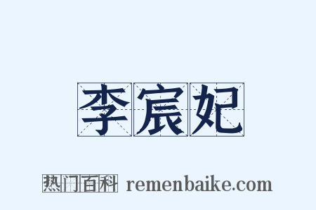 李宸妃是什么意思的图片